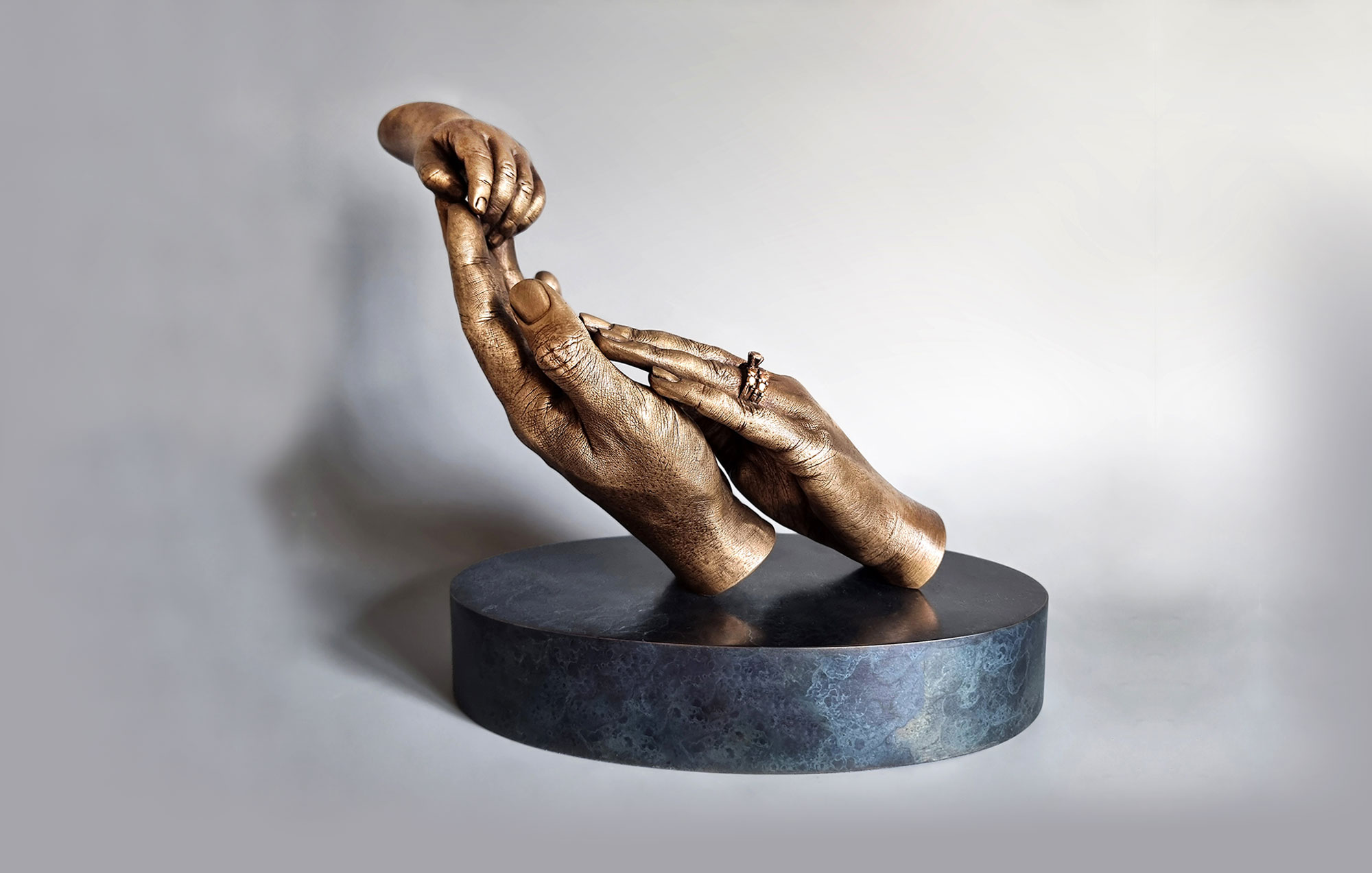 'The New Family' In Bronze